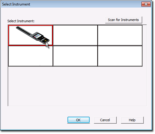 Select Instrument Select Instrument