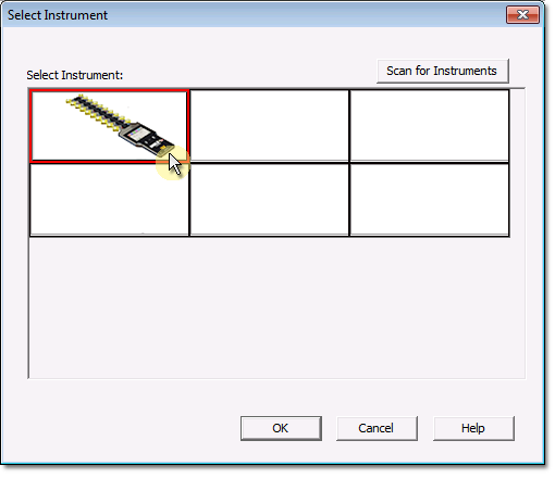 Select Instrument Select Instrument