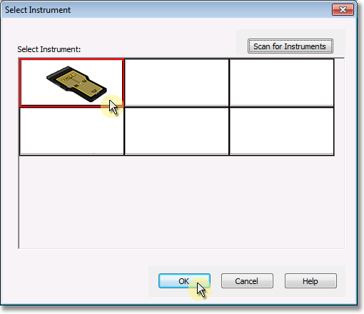 Select Instrument Select Instrument