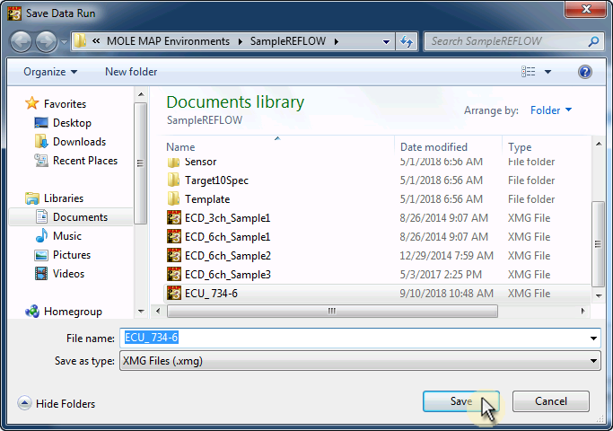 Save Data Run